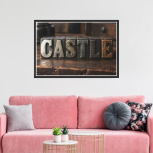 Impressão Em Tela Castelo