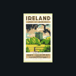 Impressão Em Tela Castelo de Blarney, viagens vintage Poster da Irla<br><div class="desc">Viagem de deco de arte,  restaurada digitalmente,  na canvas. A cor de fundo pode ser alterada (para corresponder à sua parede/deco interior),  bem como ao tamanho,  espessura e efeito da estrutura. Selecione apenas a proporção largura/altura (extra-pequena,  pequena e média).</div>