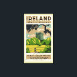 Impressão Em Tela Castelo de Blarney, viagens vintage Poster da Irla<br><div class="desc">Viagem de deco de arte,  restaurada digitalmente,  na canvas. A cor de fundo pode ser alterada (para corresponder à sua parede/deco interior),  bem como ao tamanho,  espessura e efeito da estrutura. Selecione apenas a proporção largura/altura (extra-pequena,  pequena e média).</div>