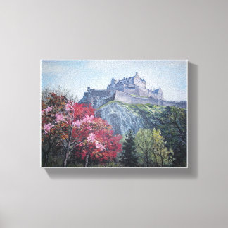 Impressão Em Tela Castelo de Edinburgh, Escócia por Pola.B.Alex