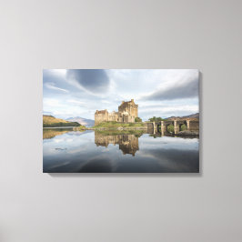 Impressão Em Tela Castelo de Eilean Donan com reflexo na Escócia