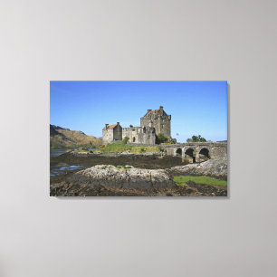 Impressão Em Tela Castelo de Eilean Donan, Escócia. O famoso Eilean