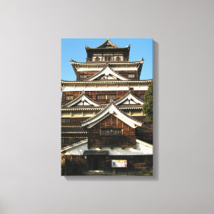 Impressão Em Tela Castelo de Hiroshima 広 島 城, Hiroshima, Japã