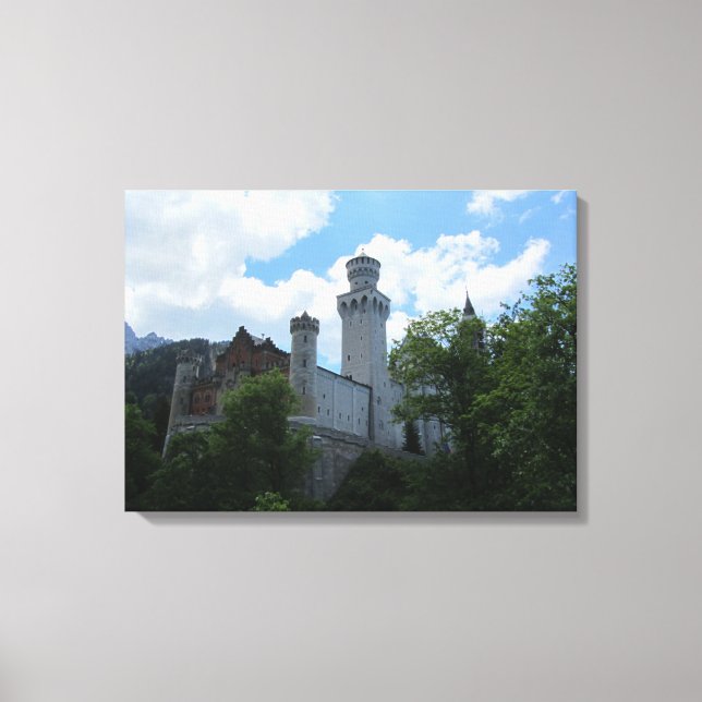 Impressão Em Tela Castelo de Neuschwanstein - Alemanha (Frente)