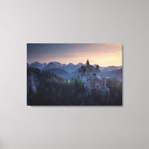 Impressão Em Tela Castelo de Neuschwanstein, construído no final do