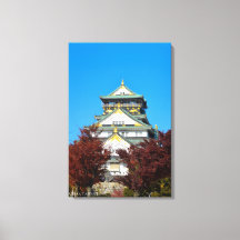Castelo de Osaka Japão Outono Viagem