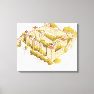 Impressão Em Tela Castelo de San Jorge. Lisboa Portugal