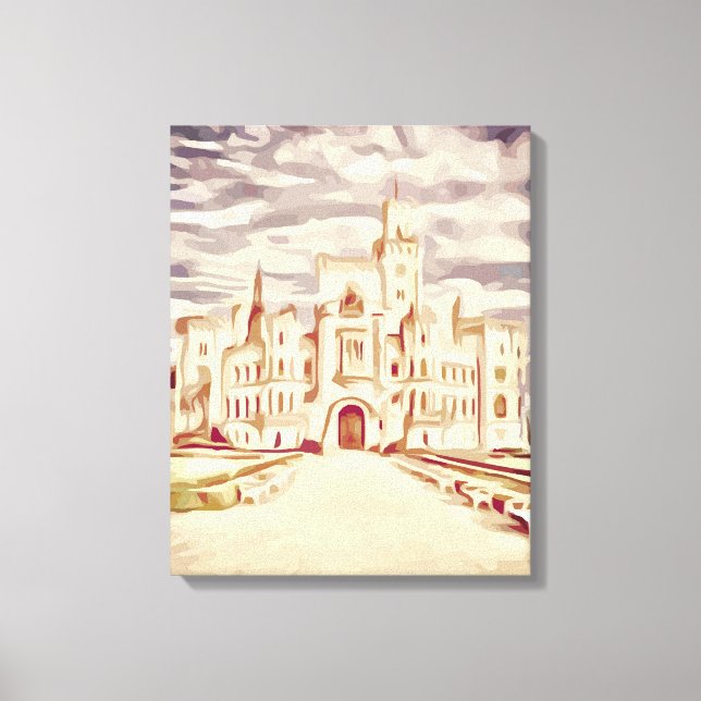 Impressão Em Tela castelo hluboká (Frente)