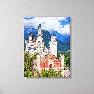 Impressão Em Tela Castelo Neuschwanstein Alemanha