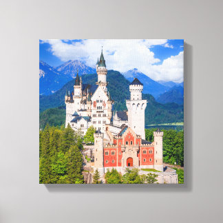 Impressão Em Tela Castelo Neuschwanstein Alemanha