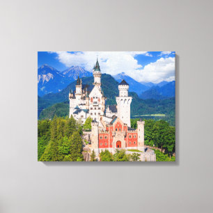 Impressão Em Tela Castelo Neuschwanstein Alemanha