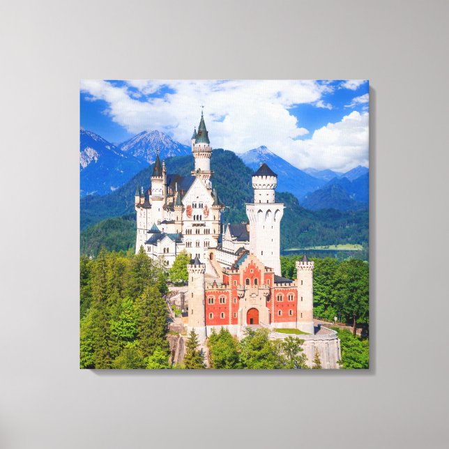 Impressão Em Tela Castelo Neuschwanstein Alemanha (Frente)