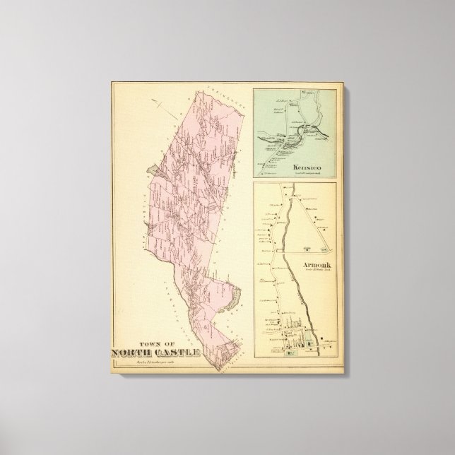 Impressão Em Tela Castelo Norte, Nova Iorque (Frente)