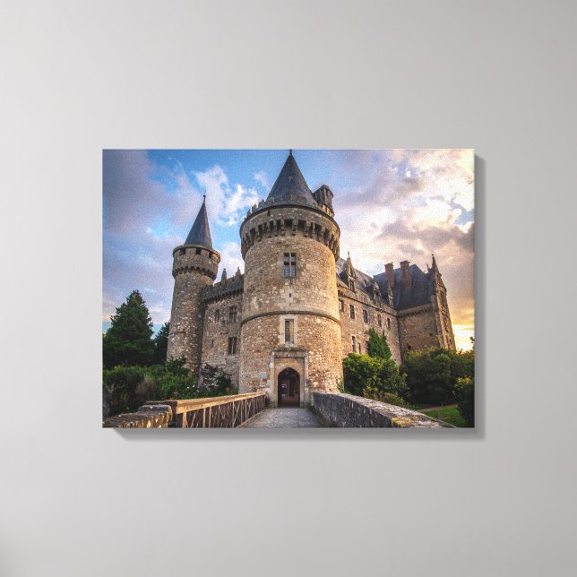 Impressão Em Tela castle (Frente)