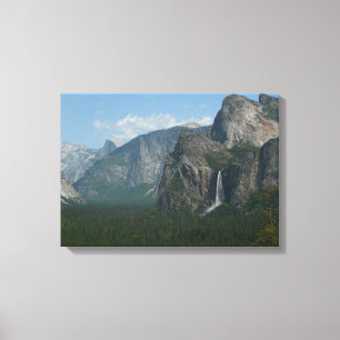 Impressão Em Tela Cataratas Bridalveil e Half Dome em Yosemite