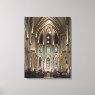 Impressão Em Tela Catedral-Arcos & vidro - Guayaquil, Equador