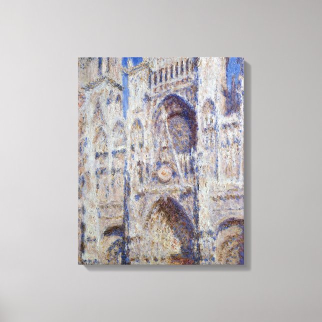 Impressão Em Tela Catedral de Claude Monet Rouen (Frente)