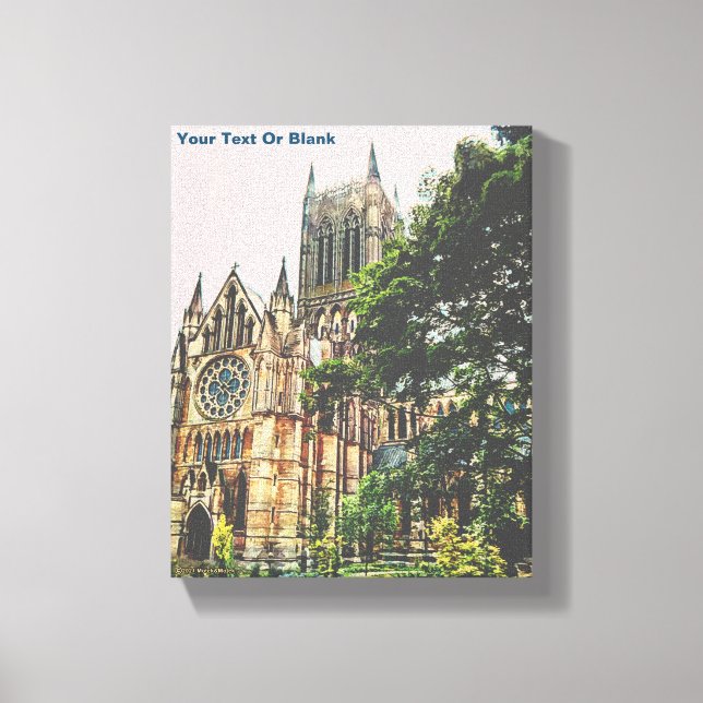 Impressão Em Tela Catedral de Lincoln (Frente)