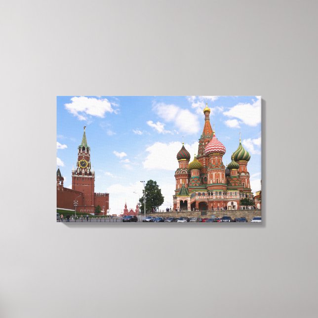 Impressão Em Tela Catedral de santo-Basil em Moscou (Frente)
