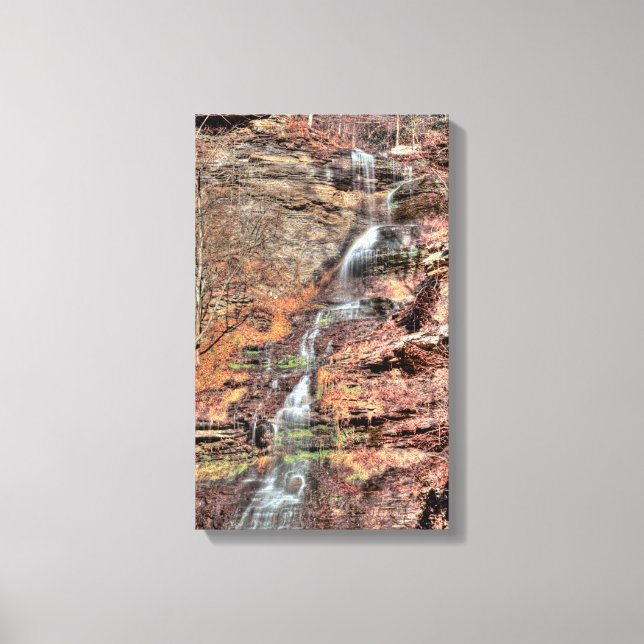 Impressão Em Tela Catedral Falls, Virgínia Ocidental (Frente)