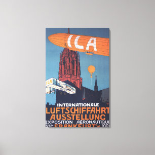 Impressão Em Tela Catedral Vermelha - Exposição Aeronáutica de 1rua