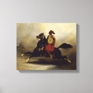 Impressão Em Tela Cavaleiro de Nubian no galope