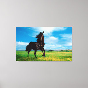 Impressão Em Tela Cavalo
