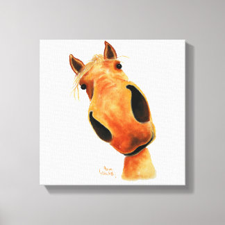 Impressão Em Tela Cavalo Feliz ' NuGGeT ' de Shirley MacArthur