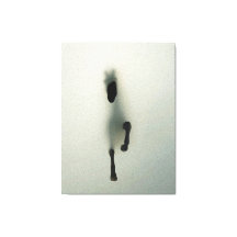 Cavalo Rompendo a Névoa - Arte Abstrata