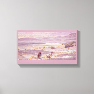 Impressão Em Tela Cavalos do Deserto P8639