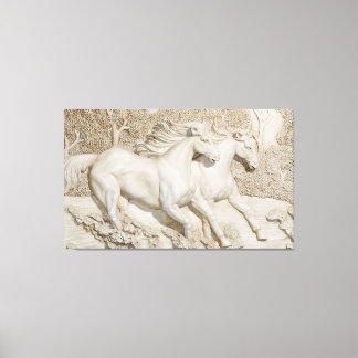 Impressão Em Tela Cavalos Selvagens