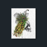 Impressão Em Tela Caveira Com Cabeça De Pé<br><div class="desc">Moda & Figurativa</div>