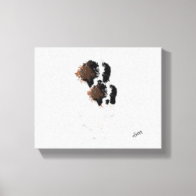 Impressão Em Tela Cavvas Art: Capturado Em Uma Blizzard (Frente)