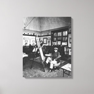 Impressão Em Tela Cecil Aldin em seu estúdio