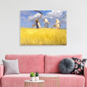 Impressão Em Tela Ceifeiros Anna Ancher