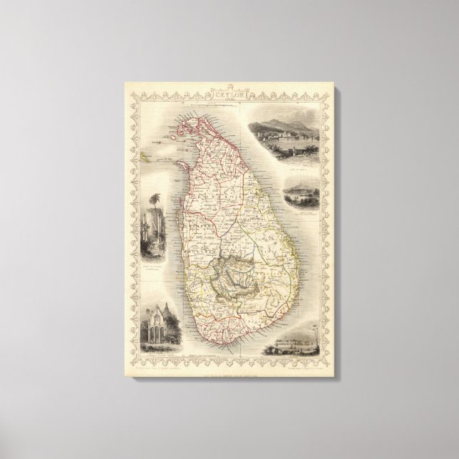 Impressão Em Tela Ceilão 2 (Frente)