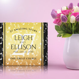 Impressão Em Tela Celebração do 27º aniversário do Casamento Musical