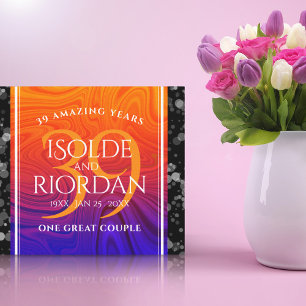 Impressão Em Tela Celebração do 39º aniversário de casamento da Agat