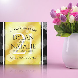 Impressão Em Tela Celebração do Aniversário de Casamento de Brass da