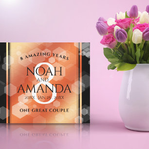 Impressão Em Tela Celebração do aniversário de casamento de Bronze E