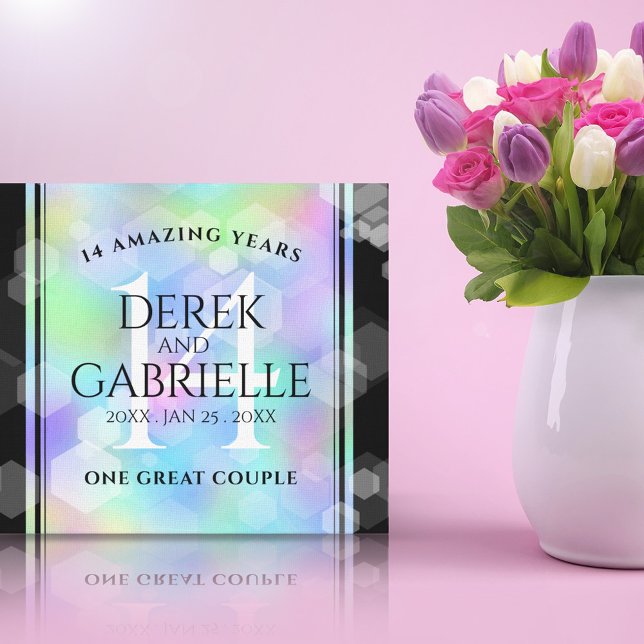 Impressão Em Tela Celebração do Aniversário de Casamento de Opal da  (Criador carregado)