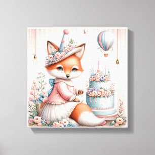 Impressão Em Tela Celebração Foxy