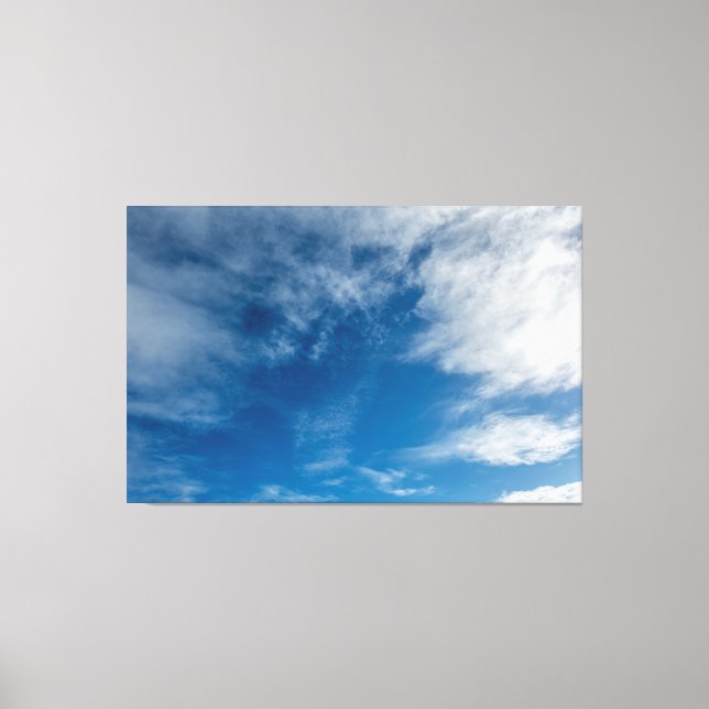 Impressão Em Tela Celestial Azure (Frente)