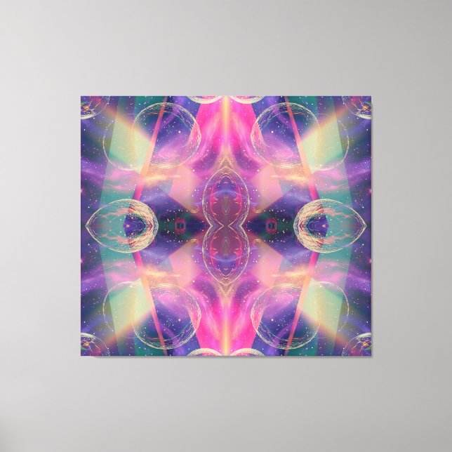 Impressão Em Tela Celestial Kaleidoscopic Dreams (Frente)