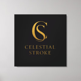 Impressão Em Tela Celestial Stroke