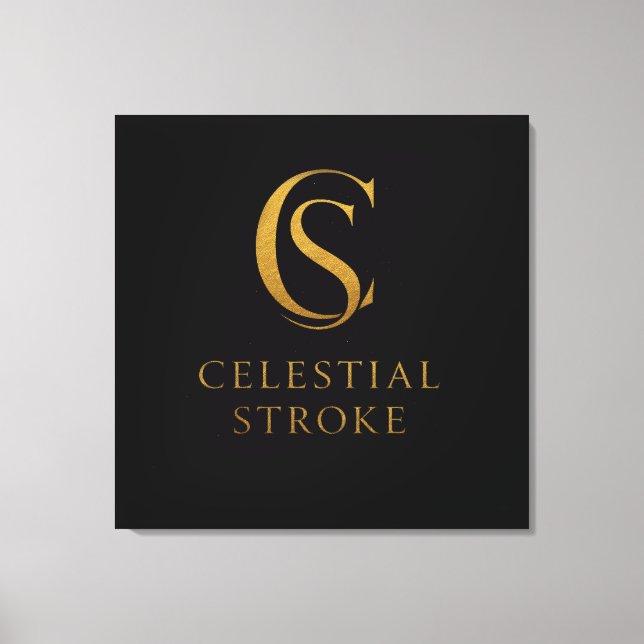 Impressão Em Tela Celestial Stroke (Frente)