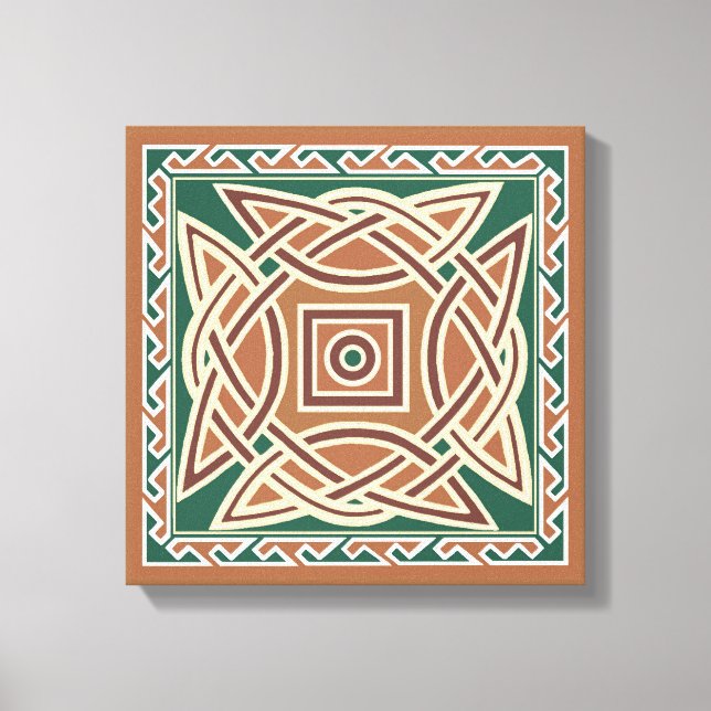 Impressão Em Tela Celtic Kells (Frente)