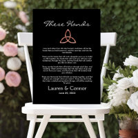 Celtic Trinity Knot Irish Wedding Vows Handfast