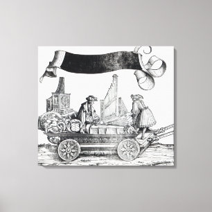 Impressão Em Tela Cena da procissão triunfal de Maximilian