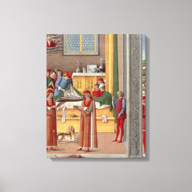 Impressão Em Tela Cena de amputação medieval (Frente)